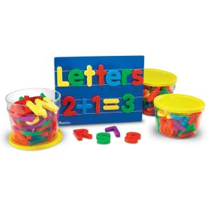 image:imageLearning Resources Jumbo Magnetic Letters amp Numbers Combo Set  80 Pieces Ages 3 Toddler Learning Toys ABC for Toddlers