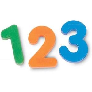 image:imageLearning Resources Jumbo Magnetic Numbers Whiteboard Classroom Accessories Number Recognition Counting Skills Set 36 Ages 3