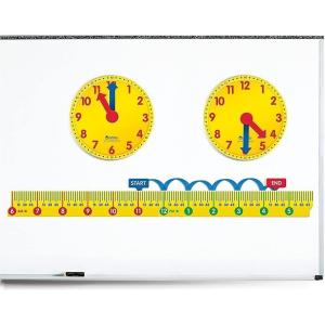 image:imageLearning Resources Magnetic Elapsed Time Set Telling Time Clock for Kids Classroom Supplies Set of 2