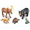 image:imageLearning Resources Jumbo Forest Animals  Fine Motor Skills for Children  School Figurines for Kids Montessori Toddler Imaginative Play  Party Favors Social Skill Toys Zoo Figures