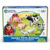 image:imageLearning Resources Jumbo Jungle Animals Mommas and Babies  Safari Animal Toys Toddler Animal Figurines Toy Figures for Kids Jungle Toys Pretend Play Animals Kids Figurine SetFarm  Mommas  Babies