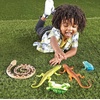 image:imageLearning Resources Jumbo Reptiles amp Amphibians  Tortoise Gecko Snake Iguana Snake and Tree Frog Jungle Zoo Animals Figurines Party Gifts for Boys and Girls Montessori Pretend and Play