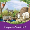 image:imageLearning Resources Jumbo Zoo Animals Monkey Penguin Zebra Polar Bear and Hippo Classroom Desk Pets 5 Animals Ages 2