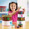 image:imageLearning Resources Stack and Count Layer Cake  10 Pieces Ages 18 months Toddler Learning Toys Early Stacking and Counting Skills for toddlers