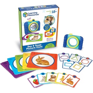 image:imageLearning Resources See amp Snap Snapshot Scavenger Hunt Matching Game Gross Motor Skills Toddler Toy 46 Pieces Outdoor Toys for Toddlers 18 Months 254 cm H x 51 cm W x 222 cm L