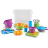 image:imageLearning Resources New Sprouts Classroom Kitchen Set  Kids Kitchen Playset Pretend Play Food Toys for Toddlers Toddler Learning Toys Kids Cooking Sets and Accessories Preschool and Homeschool Toy
