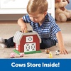 image:imageLearning Resources HideNGo Moo Farm Animal Toy Barn Toys for Toddlers 9 Pieces Ages 2