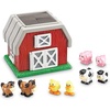 image:imageLearning Resources HideNGo Moo Farm Animal Toy Barn Toys for Toddlers 9 Pieces Ages 2