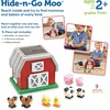 image:imageLearning Resources HideNGo Moo Farm Animal Toy Barn Toys for Toddlers 9 Pieces Ages 2