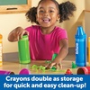 image:imageLearning Resources Rainbow Sorting Crayons  Toddler Gifts Toddler Accessories Jumbo Stacking Toys Fine Motor Skills Classroom And Preschool Activities MontessoriCrayons