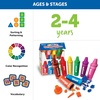 image:imageLearning Resources Rainbow Sorting Crayons  Toddler Gifts Toddler Accessories Jumbo Stacking Toys Fine Motor Skills Classroom And Preschool Activities MontessoriCrayons