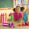 image:imageLearning Resources Rainbow Sorting Crayons  Toddler Gifts Toddler Accessories Jumbo Stacking Toys Fine Motor Skills Classroom And Preschool Activities MontessoriCrayons