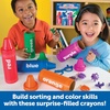 image:imageLearning Resources Rainbow Sorting Crayons  Toddler Gifts Toddler Accessories Jumbo Stacking Toys Fine Motor Skills Classroom And Preschool Activities MontessoriCrayons