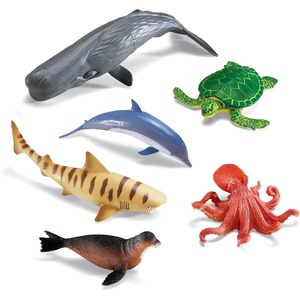 image:imageLearning Resources Jumbo Ocean Animals  6 Pieces Ages 3 Toddler Learning Toys Sea Animals Figure for Kids Preschool Toys