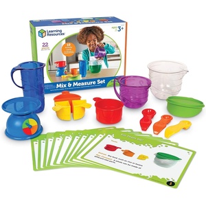 image:imageLearning Resources Mix And Measure Activity Set Experiment Mixing Tools 22 Pieces Ages 3