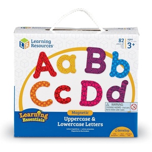 image:imageLearning Resources Colorful Magnetic Uppercase and Lowercase Letters Whiteboard Accessories 82 piece set Ages 3