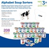 image:imageLearning Resources Alphabet Soup Sorters  208 Pieces Ages 3 Early Phonics Manipulatives ABCs Alphabet Awareness amp Recognition Alphabet Soup Games
