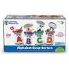 image:imageLearning Resources Alphabet Soup Sorters  208 Pieces Ages 3 Early Phonics Manipulatives ABCs Alphabet Awareness amp Recognition Alphabet Soup Games