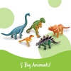 image:imageLearning Resources Jumbo Dinosaurs Mommas and Babies  Kids Dinosaur Toys Large Dinosaur Figures Figurines for Kids Toddler Animal Figurines Dino Bath Toys Play Dinosaurs Prehistoric AnimalsJumbo Dinosaurs