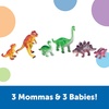 image:imageLearning Resources Jumbo Dinosaurs Mommas and Babies  Kids Dinosaur Toys Large Dinosaur Figures Figurines for Kids Toddler Animal Figurines Dino Bath Toys Play Dinosaurs Prehistoric AnimalsMomma Dinos  Babies