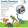 image:imageLearning Resources Jumbo Dinosaurs Mommas and Babies  Kids Dinosaur Toys Large Dinosaur Figures Figurines for Kids Toddler Animal Figurines Dino Bath Toys Play Dinosaurs Prehistoric AnimalsJumbo Dinosaurs
