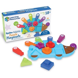 image:imageLearning Resources Spike The Fine Motor Hedgehog Pink  Toddler Montessori Toys Stacking Shape Gifts For Boys and Girls Pattern Sensory Bin Sorting Activities Educational Games KindergartenPuzzle Mate