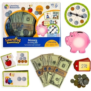 image:imageLearning Resources Money Activity Set Play Money For Kids 102 Piece Set For Teaching Financial Literacy Hands On Currency Kit For Kindergarten And Elementary Math CentersResources Money
