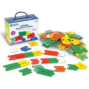 image:imageLearning Resources Skill Builders Sentence Puzzles  106 Pieces Ages 5 Words Letters Language Skills Kindergarten Educational Toys