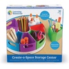 image:imageLearning Resources CreateaSpace Storage Center WhiteMulticolor