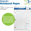 image:imageLearning Resources Magnetic Notebook Paper  Giant Magnetic Lined Paper for Whiteboard Dry Erase Board with Lines for Writing Elementary Classroom Must Haves Classroom Handwriting Whiteboard