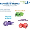 image:imageLearning Resources SnapnLearn Narwhals amp Friends 15 Pieces Ages 18 Months baby toddler toys preschool learning activities educational toys color and shape recognition fine motor skills