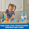 image:imageLearning Resources SnapnLearn Narwhals amp Friends 15 Pieces Ages 18 Months baby toddler toys preschool learning activities educational toys color and shape recognition fine motor skills