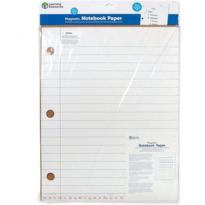 image:imageLearning Resources Magnetic Notebook Paper  Giant Magnetic Lined Paper for Whiteboard Dry Erase Board with Lines for Writing Elementary Classroom Must Haves Classroom Handwriting Whiteboard