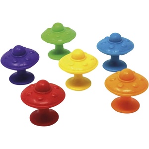 image:imageLearning Resources Super Suction Space Saucers Fine Motor Skills Toy 30 Pieces Ages 4
