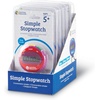 image:imageLearning Resources Simple Stopwatch Set of 6