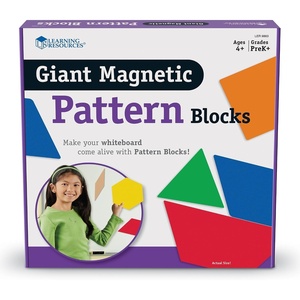 image:imageLearning Resources Giant Magnetic Pattern Blocks