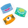 image:imageEducational Insights Kids Face Masks 3Pack DinosaurTigerShark Set SuperSoft amp Breathable Masks For Kids Ages 3
